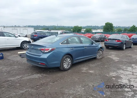2016 Hyundai Sonata Hybrid Se z USA, uszkodzony, nr VIN KMHE24L1XGA036578